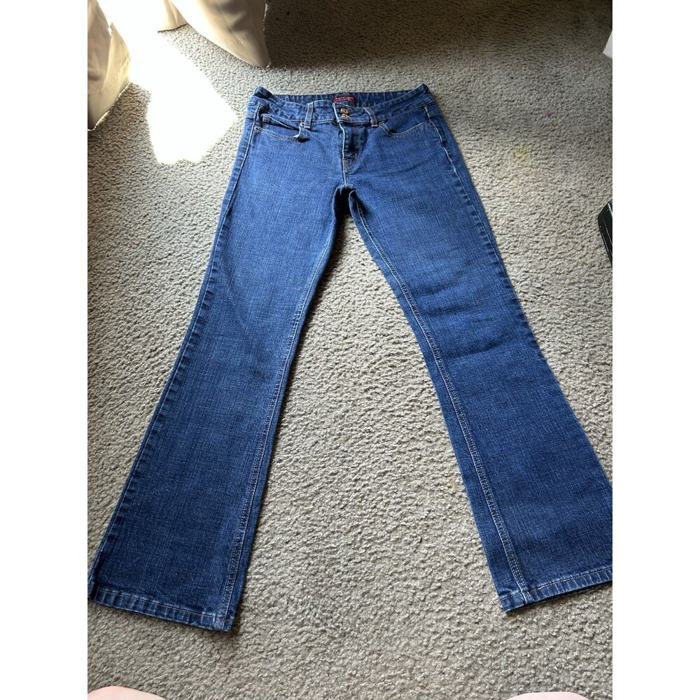 Vintage Levi's Women’s 526 Slender Boot Cut Jeans Dark Red Tag Denim 8M